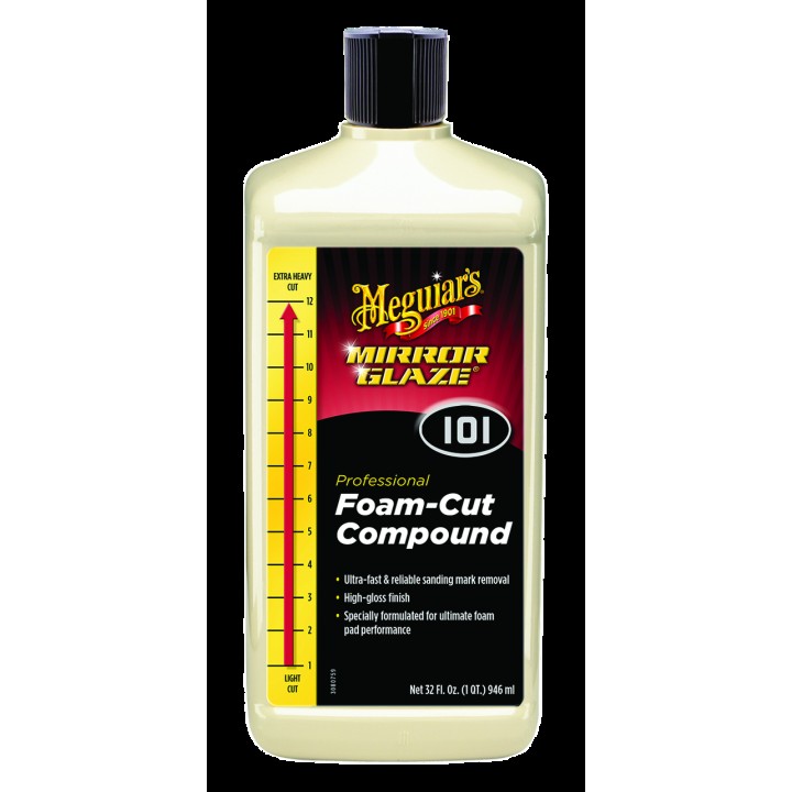 Полировальная паста Meguiar's  Foam-Cut Compound для твердых лаков 946 мл