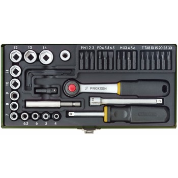 Профессиональный набор инструмента на 1/4", 39шт. PROXXON 