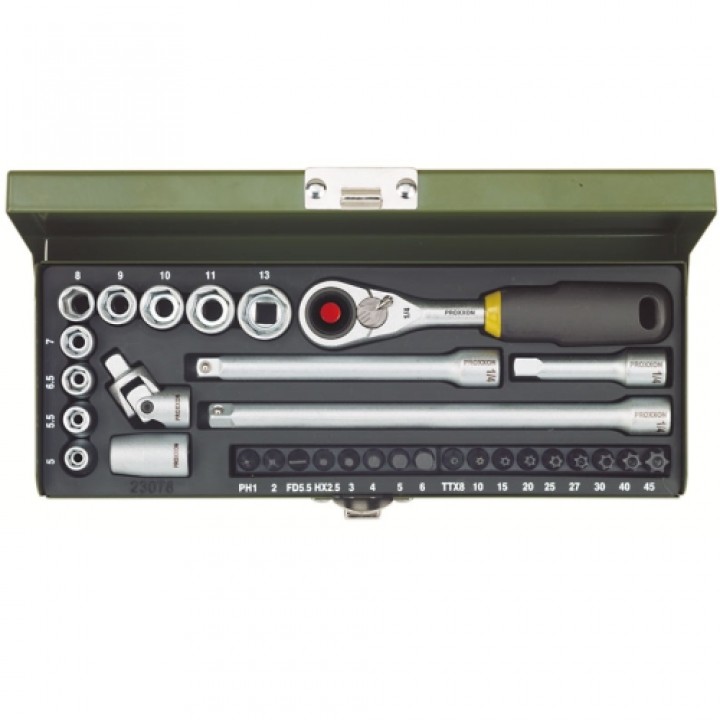 Профессиональный набор инструмента на 1/4“, 32шт. PROXXON 