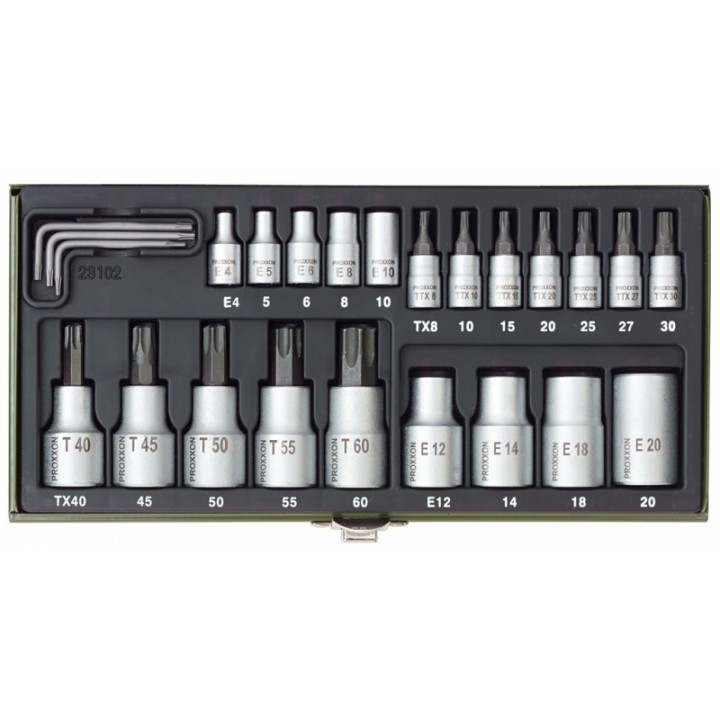 Профессиональный набор насадок, 24шт. PROXXON