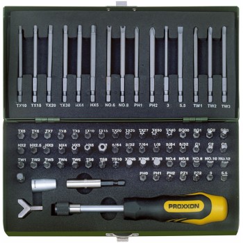 Полный набор специальных бит на 1/4  PROXXON 