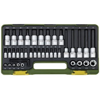 Специальный набор инструмента для звездообразных ТХ и шестигранных винтов PROXXON 