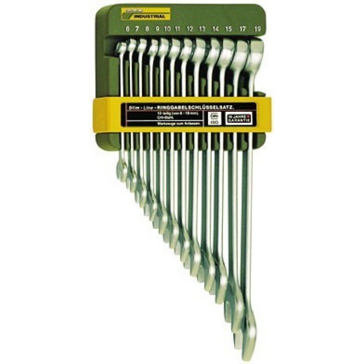 Набор комбинированных гаечных ключей Slim-Line из 12 штук в держателе PROXXON 