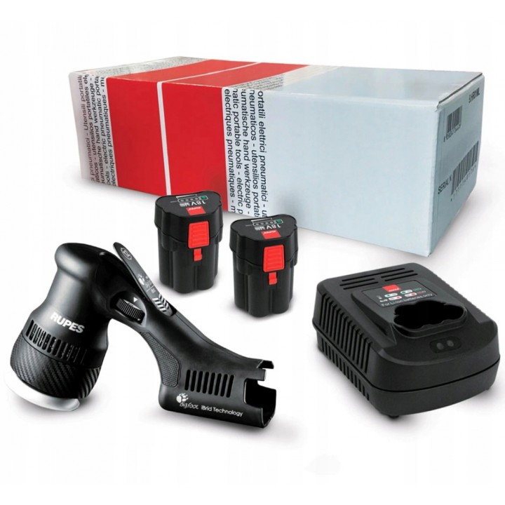 Ексцентрикова полірувальна машина на акумуляторі RUPES HLR75 Mini iBrid Polisher STB