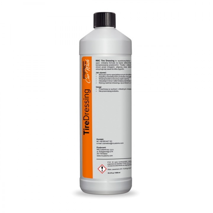 Дрессинг-гель для шин RRC CAR WASH TIRE DRESSING 1 л