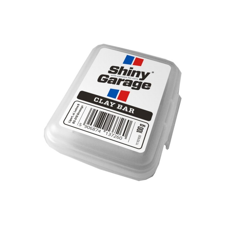  Глина для очистки кузова SHINY GARAGE CLAY BAR FINE 100 г