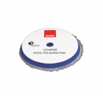 КРУГ ПОЛІРУВАЛЬНИЙ З ХУТРА RUPES 80/90 ММ WOOL POLISHING PAD COARSE  ЖОРСТКИЙ