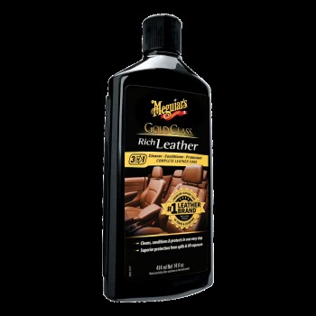 Лосьон Meguiar`s Gold Class™ Rich Leather Lotion для ухода за кожаным салоном 3 в 1  414 мл