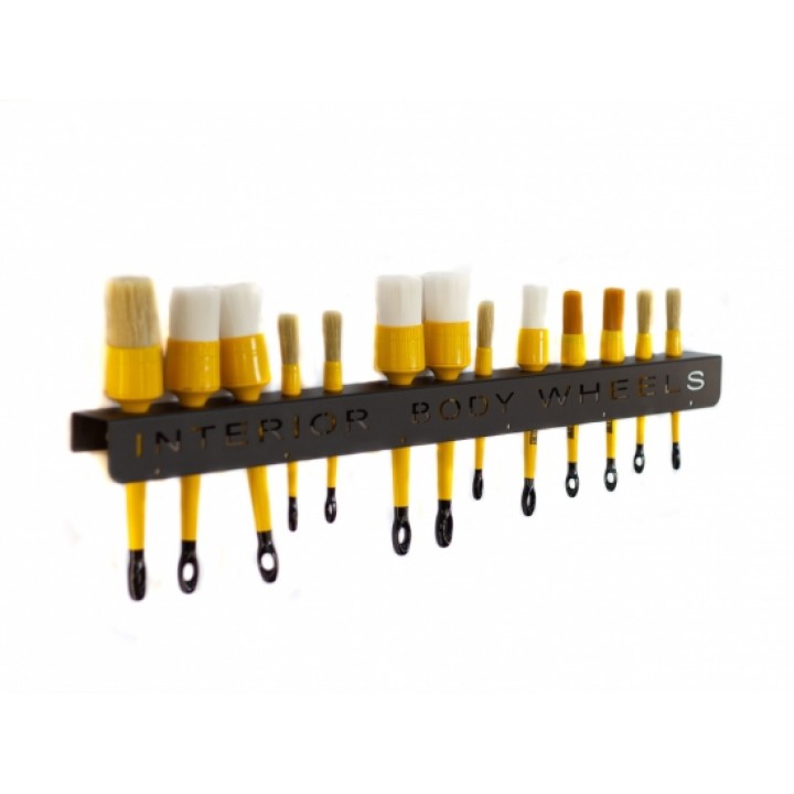 Настенная металлическая вешалка POKA PREMIUM для кисточек и аксессуаров 80 см