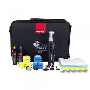 Акумуляторна полірувальна машина в кейсі RUPES iBrid Nano in Case, Short Neck
