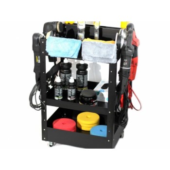 Тележка POKA PREMIUM для студии детейлинга 3 полки