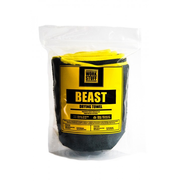 Мягкое полотенце Work Stuff Beast 50x70 см для сушки кузова 
